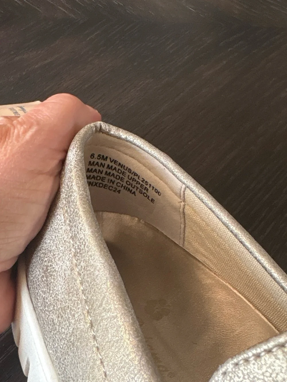 Tommy Bahama Metallic Silver Slip-On Loafers for Women